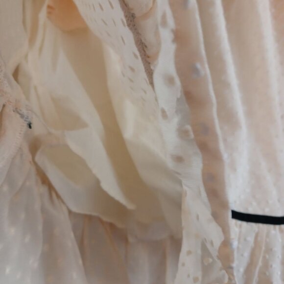 MANOUSH Silk Polka Dot French Girly Button Skirt NWT - Picture 6 of 6